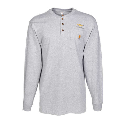 Men's Gold Bowtie Carhartt Long-Sleeve Henley