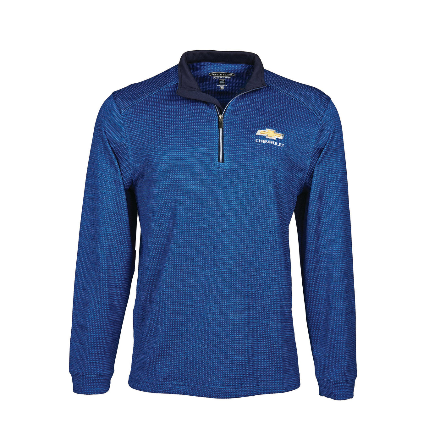 Men's Chevrolet Gold Bowtie Heather Quarter-Zip Pullover