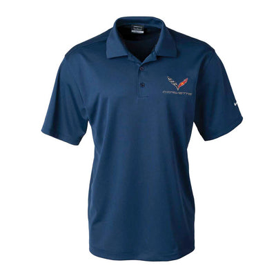 Men's C7 Corvette Nike Dri-Fit Polo