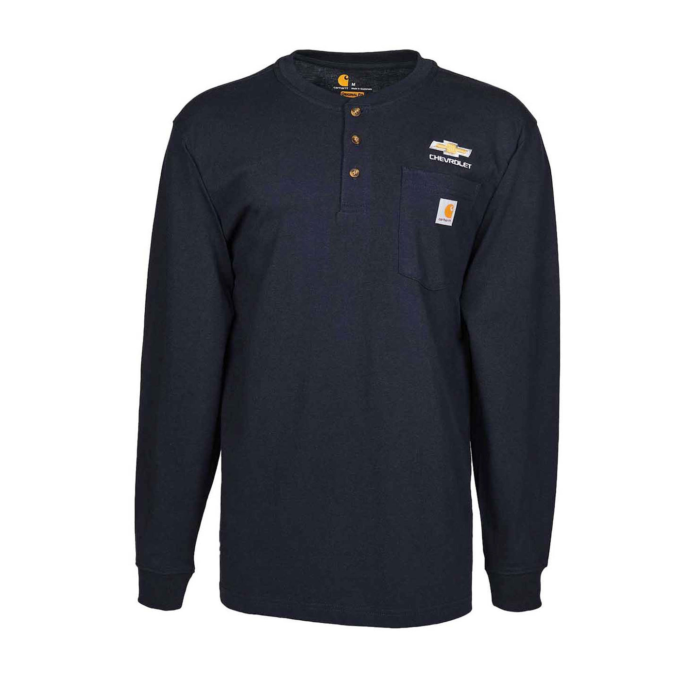 Men's Gold Bowtie Carhartt Long-Sleeve Henley