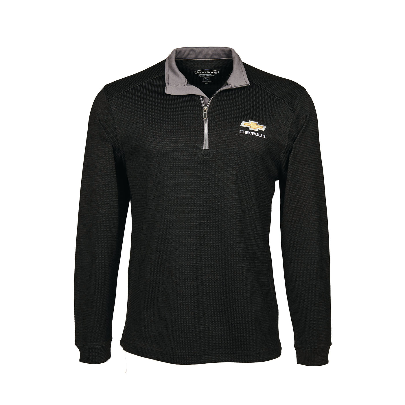 Men's Chevrolet Gold Bowtie Heather Quarter-Zip Pullover