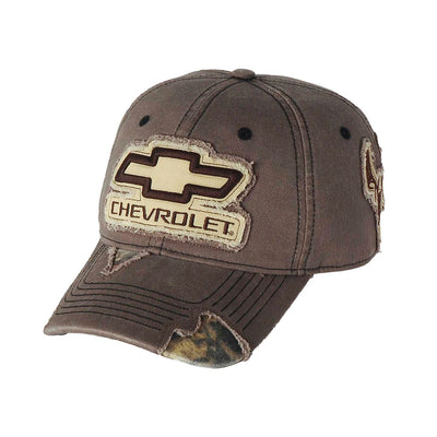 Chevrolet Bowtie Camo Frayed Buck Patch Hat