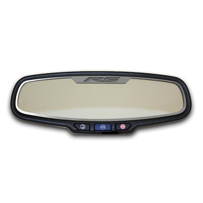 2010-2014 Camaro RS - Rear View Mirror Trim 'RS' Oval mirror - Brushed Stainless