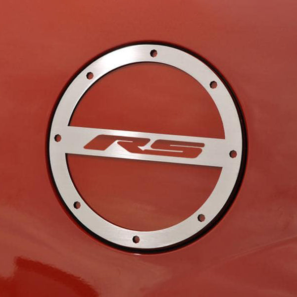 2010-2019 Camaro RS - RS Fuel Door Cover - Stainless Steel