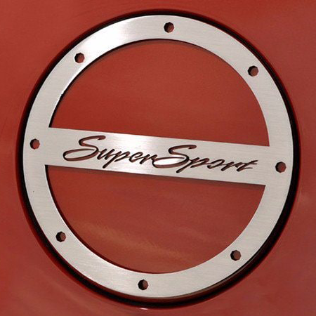 2010-2019 Camaro SS - Super Sport Fuel Door Cover Stainless Steel
