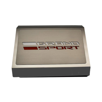 2016-2019 C7 Corvette Grand Sport - Fuse Box Cover Grand Sport Style - Stainless Steel