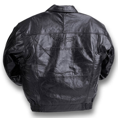 Embossed C6 Bomber Jacket