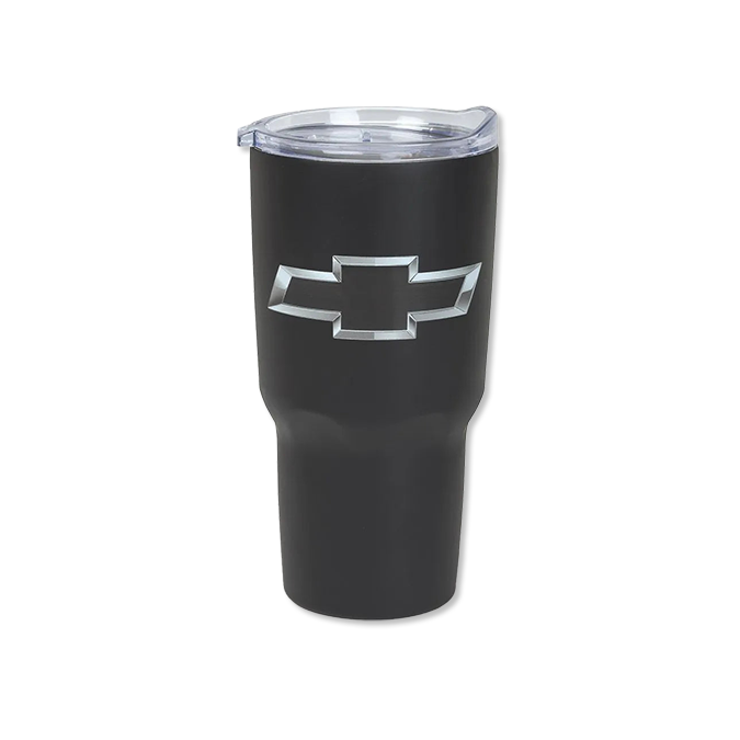 Chevrolet 30oz Metallic Badge Tumbler