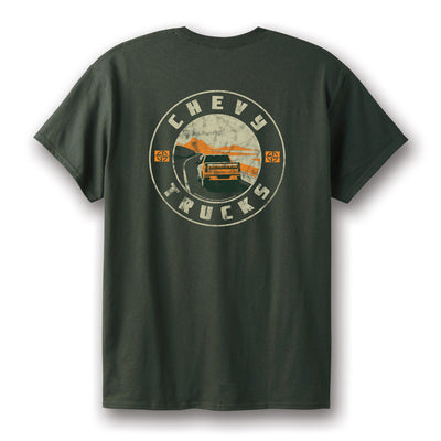 Chevy Trucks Road Graphic T-Shirt