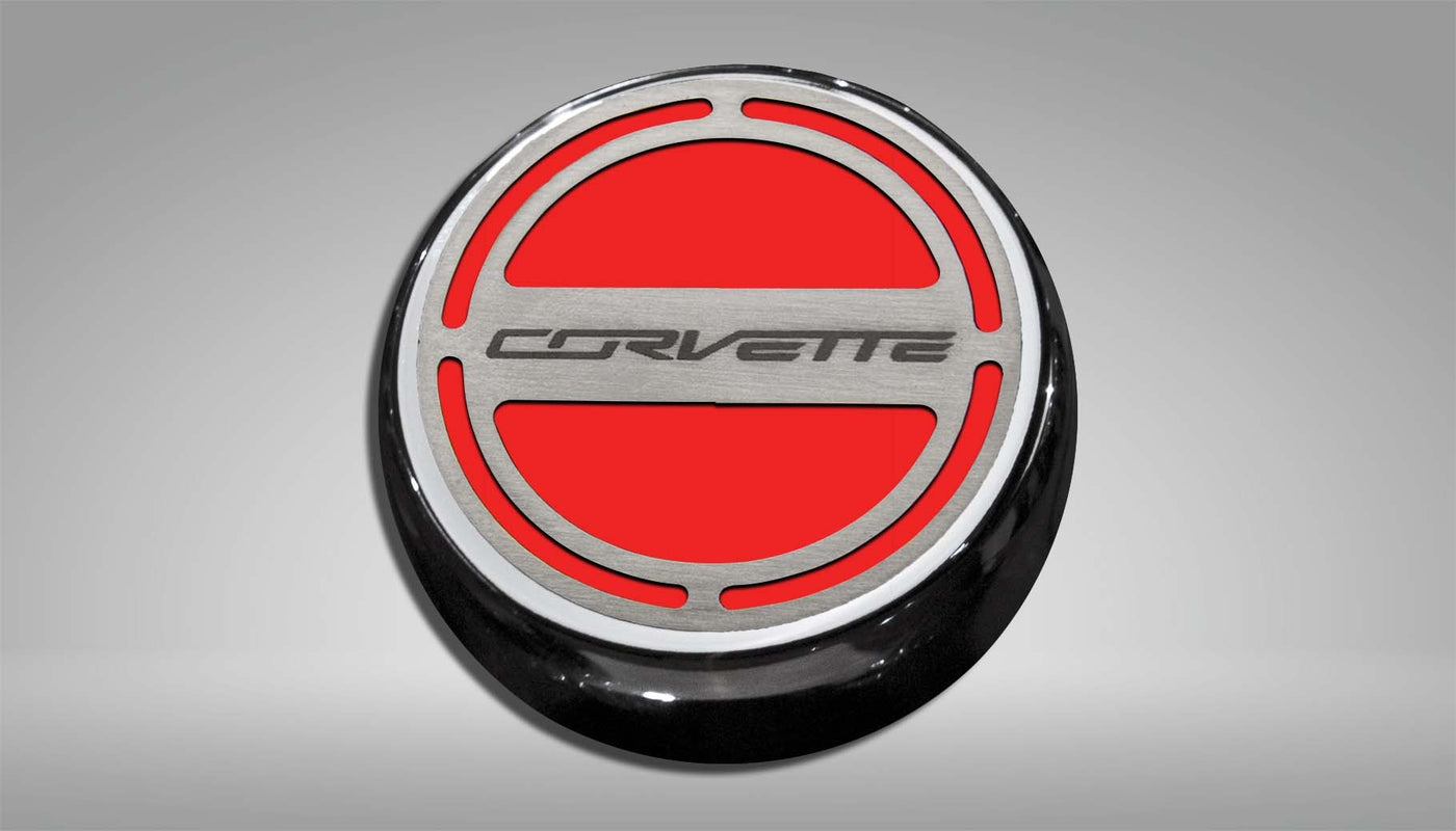 2014-2019 Z06/Z51/C7 Stingray - CORVETTE Style Fluid Cap Covers 6Pc Manual Transmission