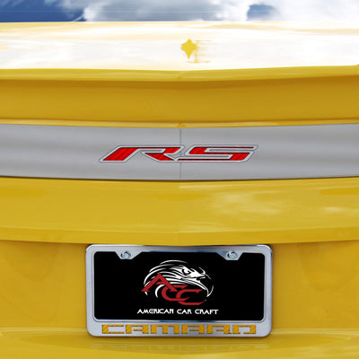 2010-2013 Camaro RS - RS Trunk Lid Plate - Polished