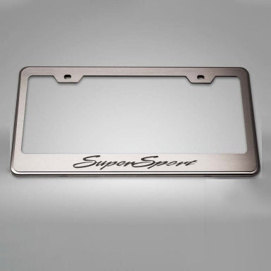 Camaro SS - Etched Super Sport License Plate Frame