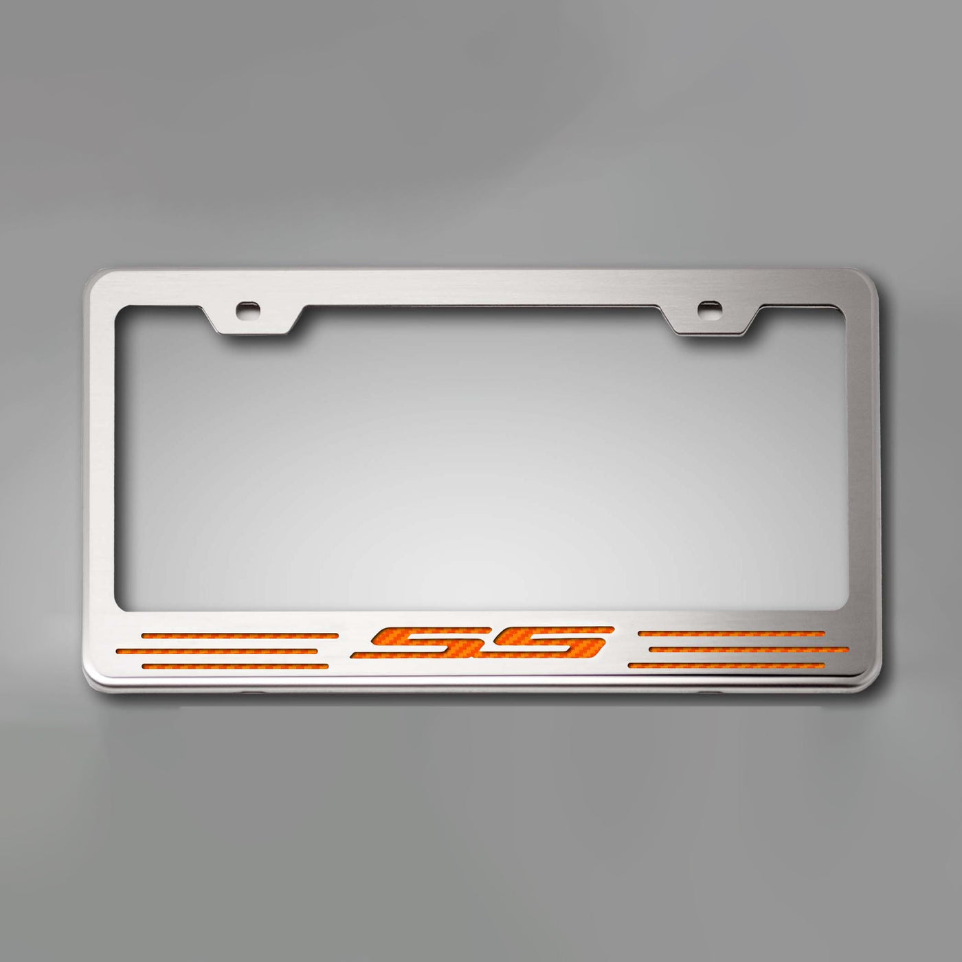 Camaro SS - License Plate Frame for Camaro with SS Lettering - Vinyl