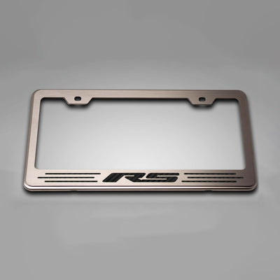 Camaro RS - License Plate Frame with RS Lettering