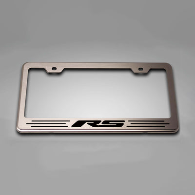 Camaro RS - License Plate Frame with RS Lettering