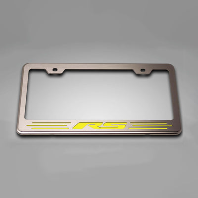 Camaro RS - License Plate Frame with RS Lettering