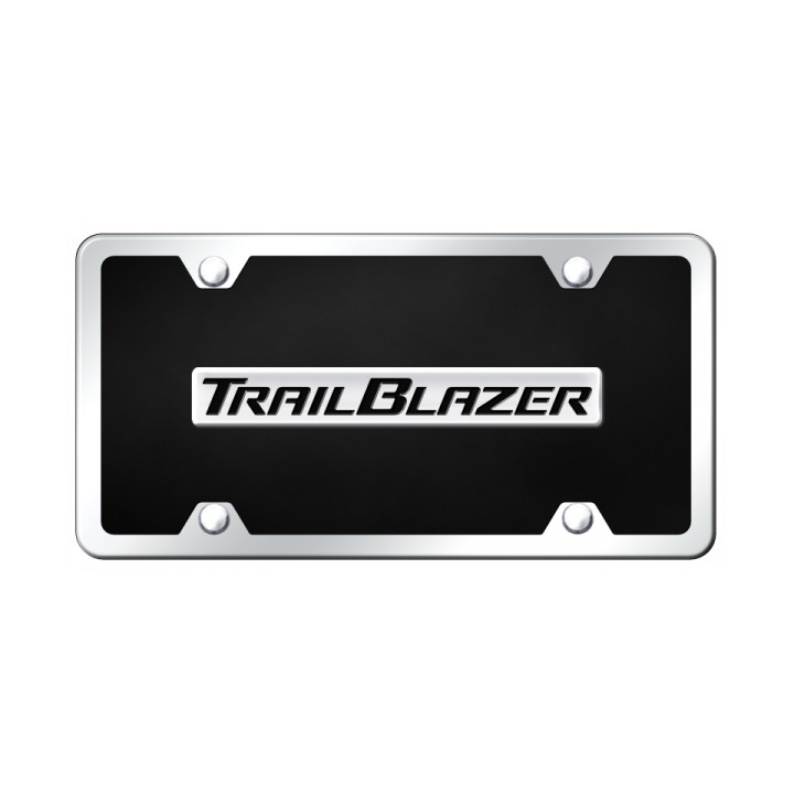 Trailblazer Name Acrylic Kit - Chrome on Black