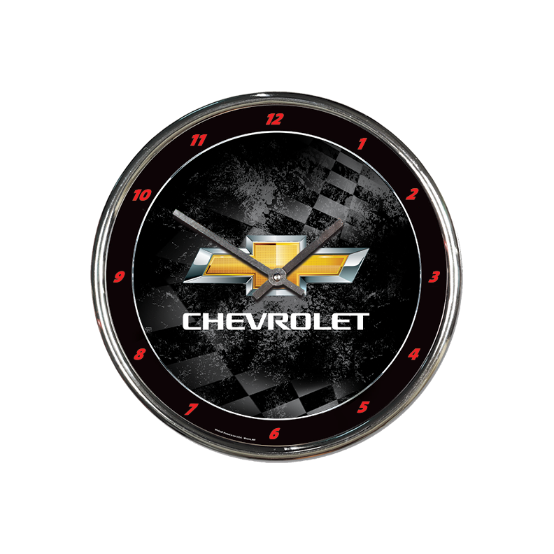 Chevrolet Chrome Clock