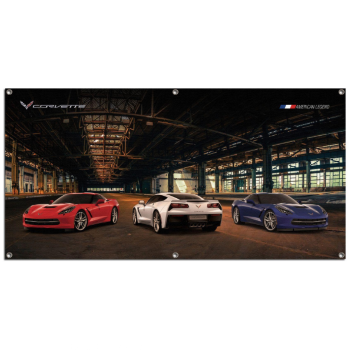 Corvette American Legend Giant Garage Banner