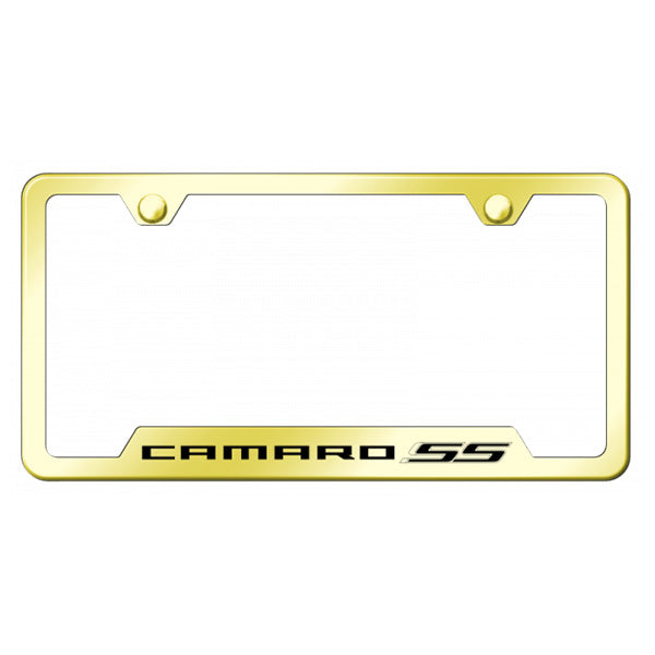 Camaro SS Cut-Out Frame - Laser Etched Gold