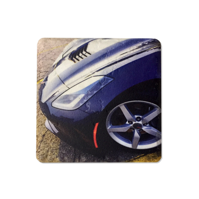 C7 Corvette Blue Picture Stone Coaster