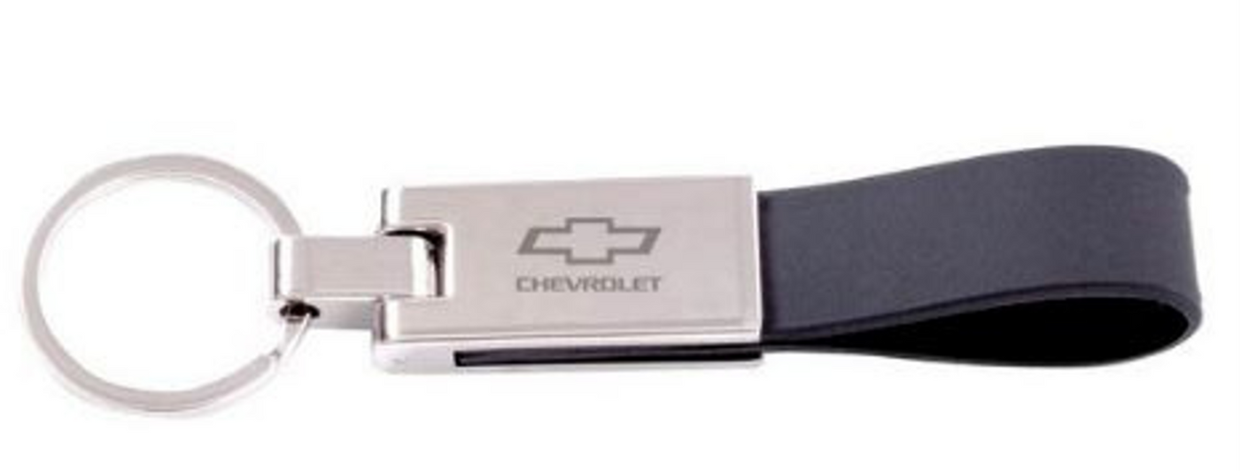 Chevrolet Metal Keychain with Strap