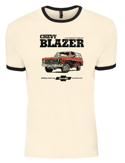 Chevy Vintage Blazer Ringer T-Shirt