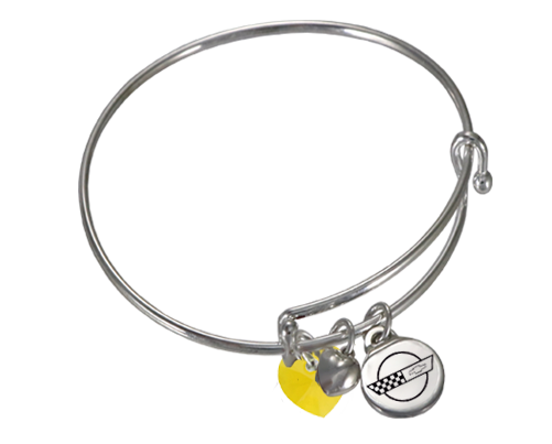 Corvette Adjustable Charm Bracelet