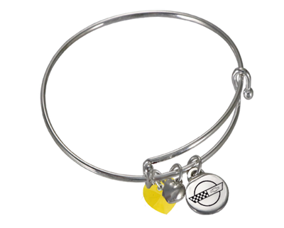 Corvette Adjustable Charm Bracelet