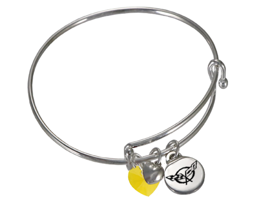 Corvette Adjustable Charm Bracelet