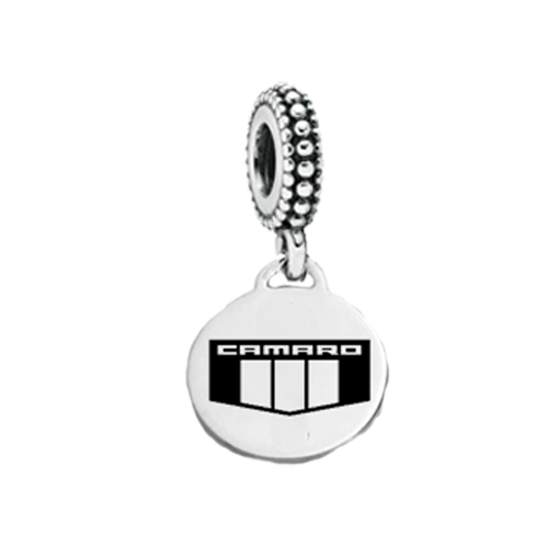 Camaro Pandora Style Tire-Looking Base Dangle Charm