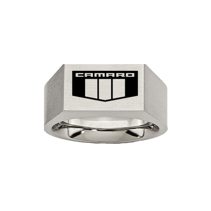 Camaro Emblem Signet Ring