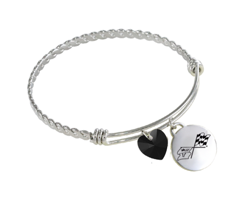 Corvette Twisted Wire Charm Bracelet