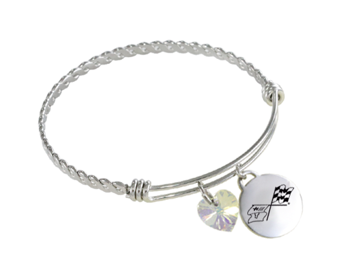 Corvette Twisted Wire Charm Bracelet