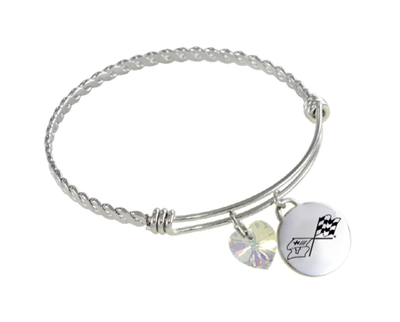 Corvette Twisted Wire Charm Bracelet