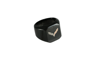 Corvette Black Signet Rings