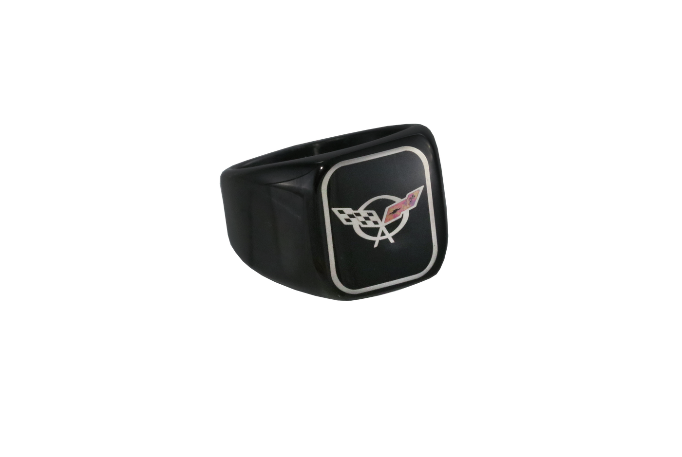 Corvette Black Signet Rings