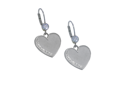 Corvette Heart-Shaped Earrings