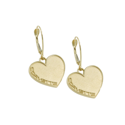 Corvette Heart-Shaped Earrings