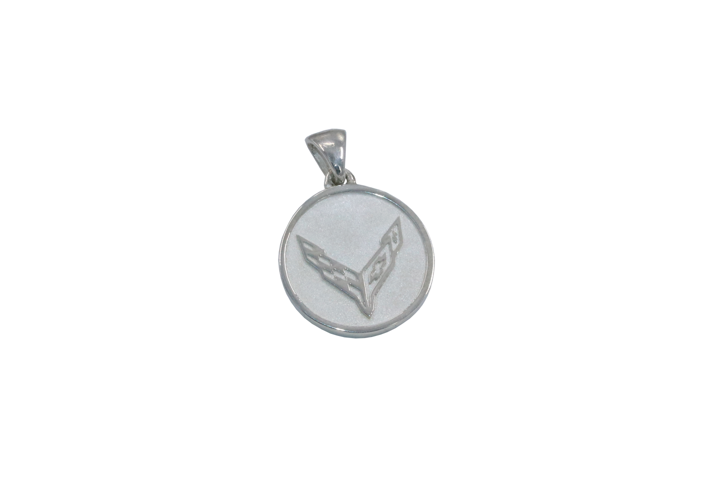 C8 Corvette Round Pendant