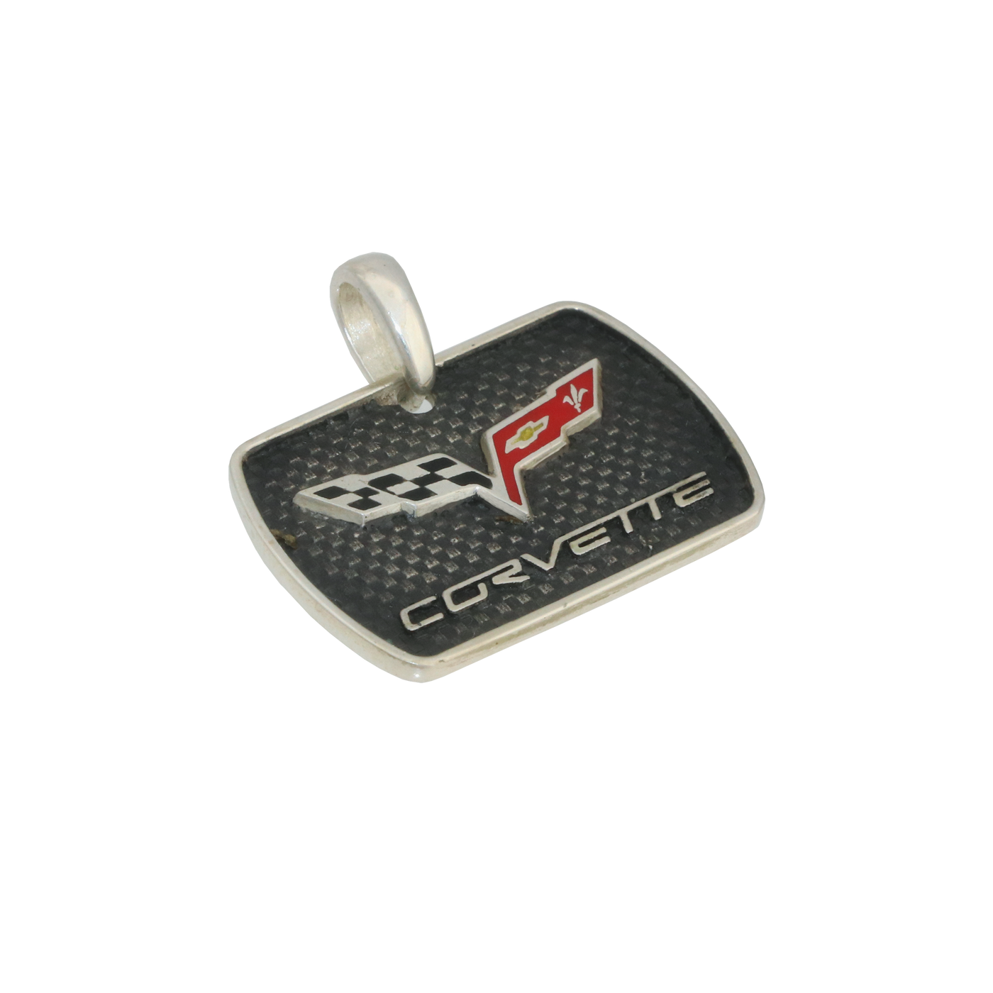 C6 Corvette Carbon Fiber Looking Pendant