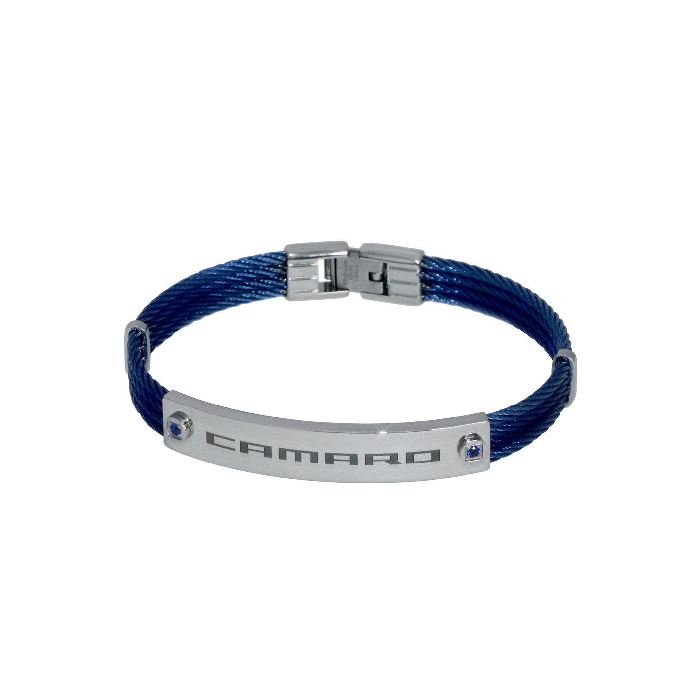 Camaro Blue Cable Bracelet