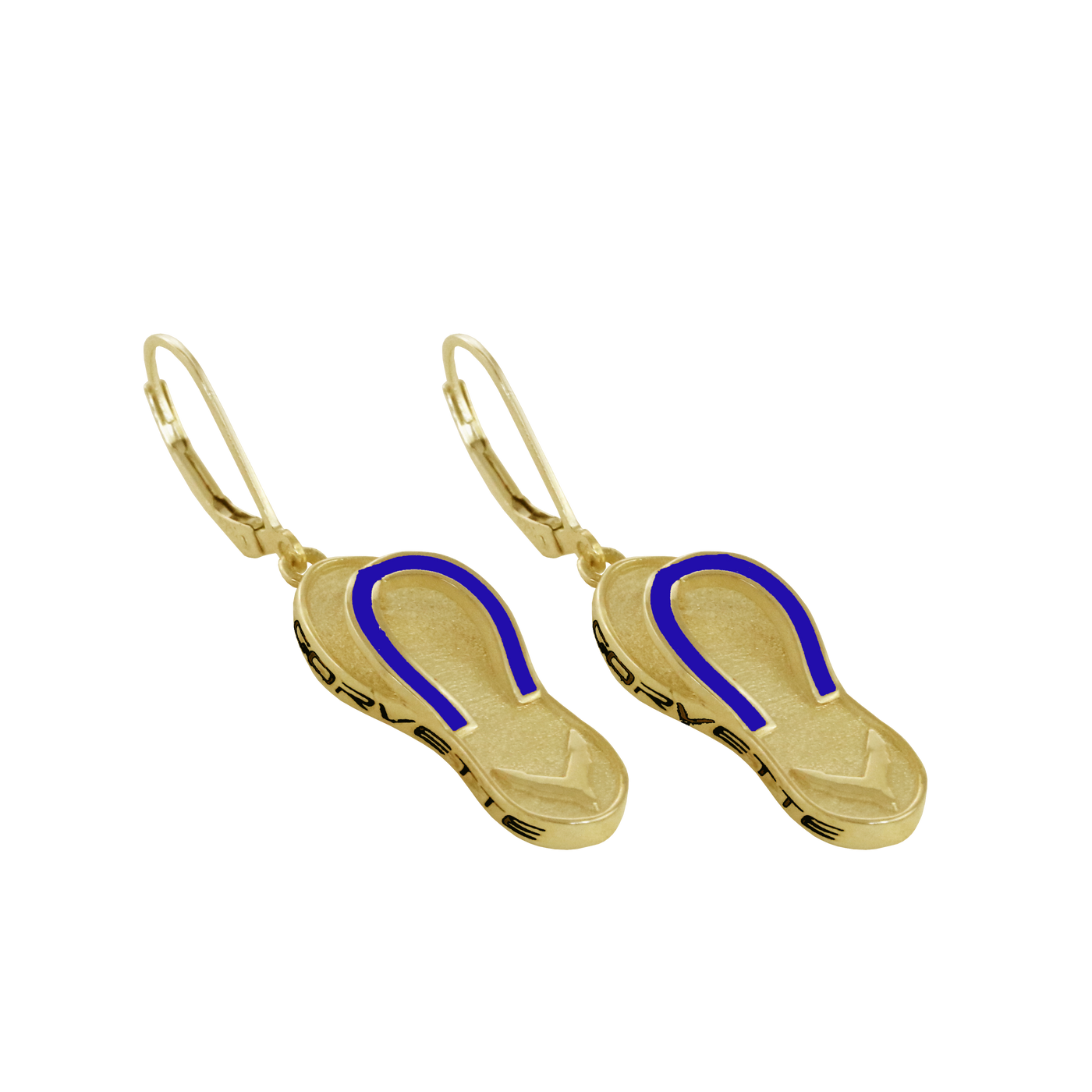 C8 Corvette Flip Flop Earrings