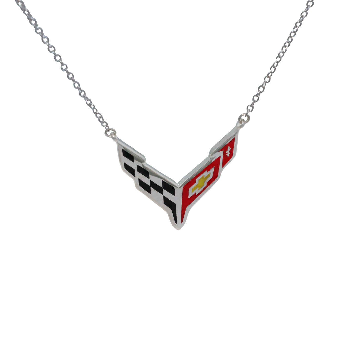 C8 Corvette Emblem Necklace
