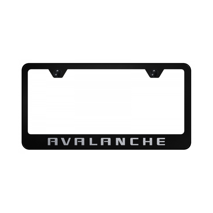 Avalanche Stainless Steel Frame - Laser Etched Black