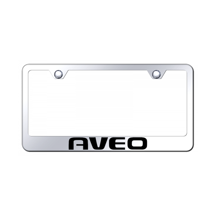 Aveo Stainless Steel Frame - Laser Etched Mirrored