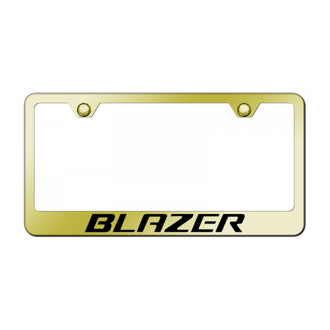 Blazer Stainless Steel Frame - Laser Etched Gold