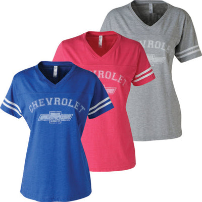 Chevrolet Women's Football Tee