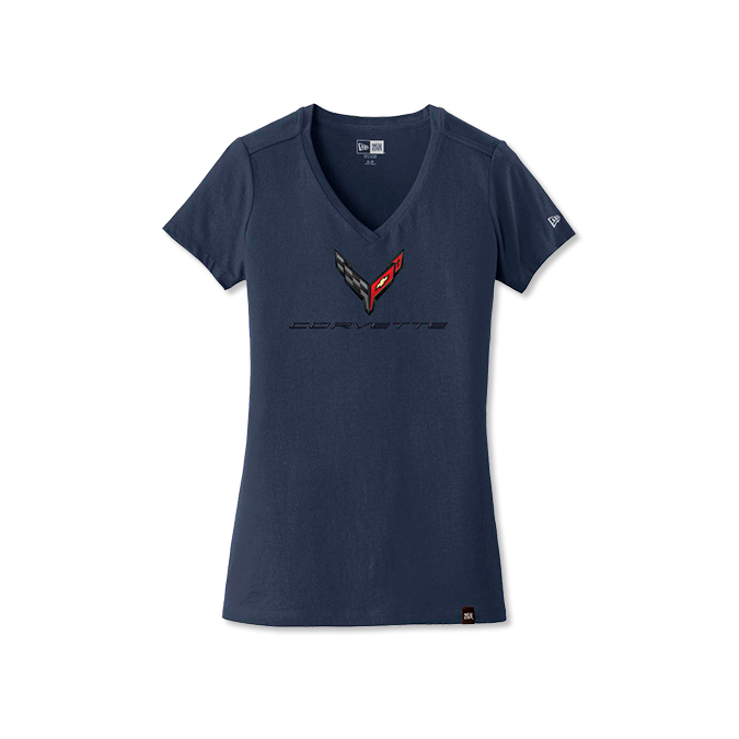 Corvette C8 Ladies V-Neck Tee