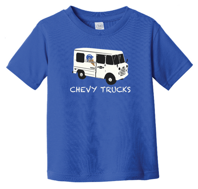 Toddler Chevy Trucks Ice Cream Graphic T-Shirt